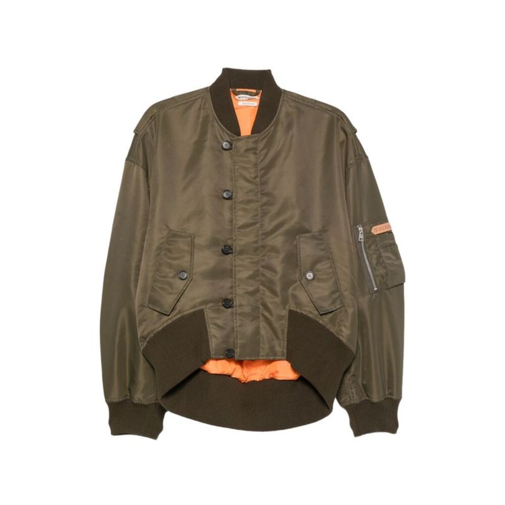 Jw Anderson Women Nylon Oversized Bomber Jacket